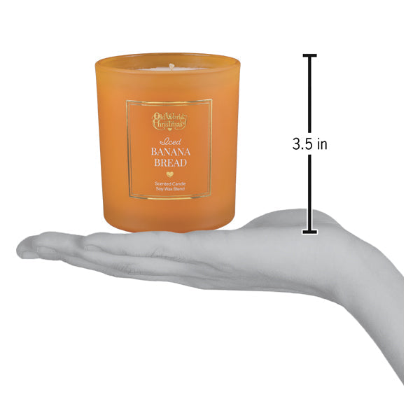 Iced Banana Bread Candle Old World Christmas