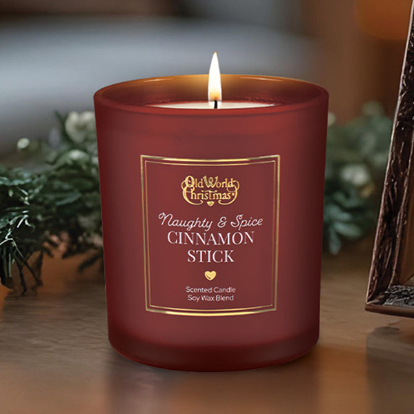 Naughty & Spice Cinnamon Stick Candle Old World Christmas