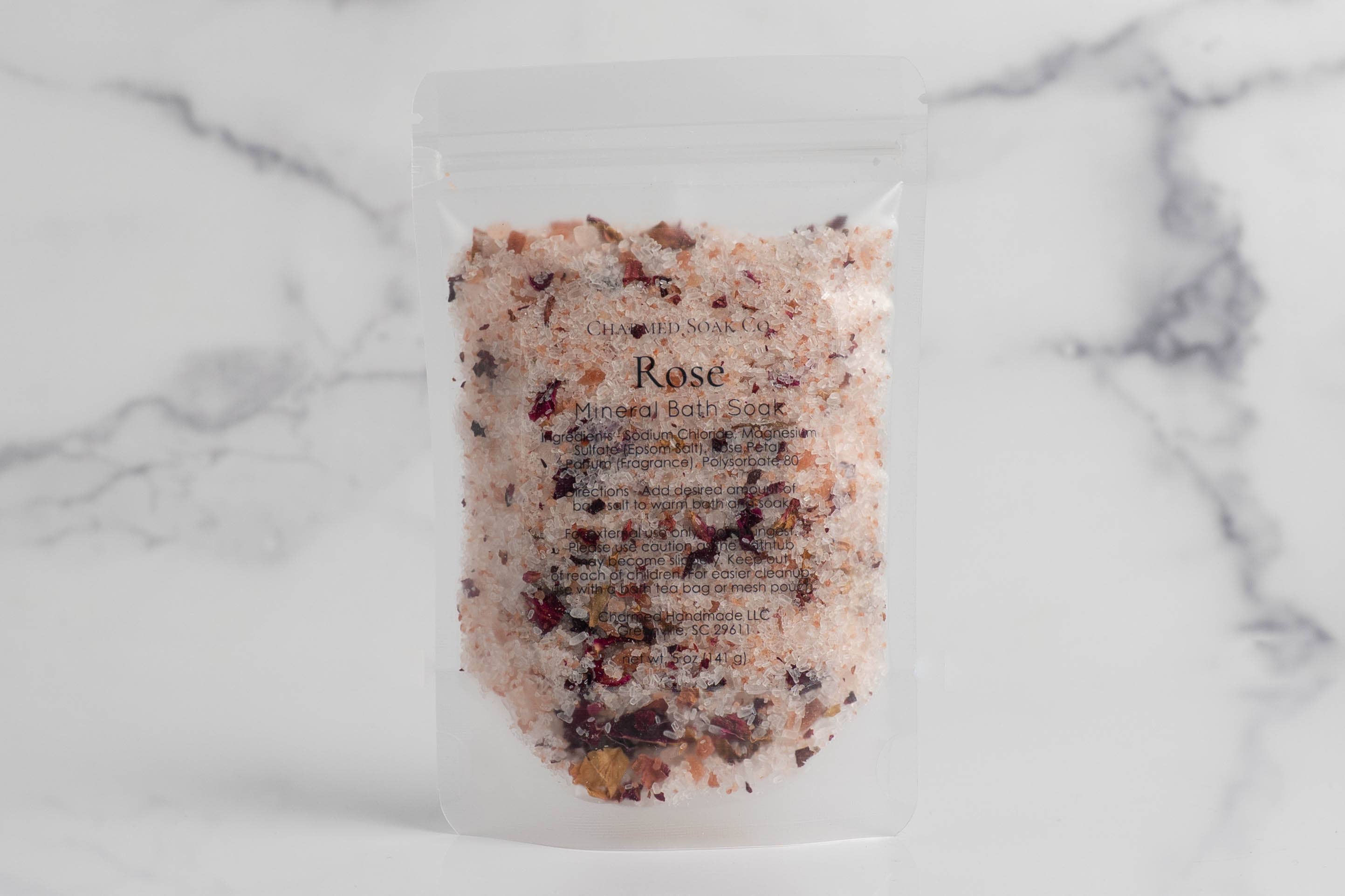 Botanical Bath Soaks | Pouch | Branded & Unlabeled: Branded / Lavender