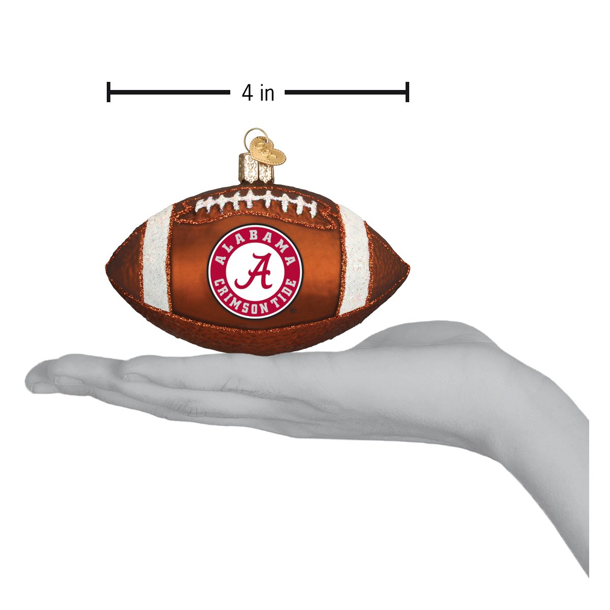 Alabama Football Ornament Old World Christmas