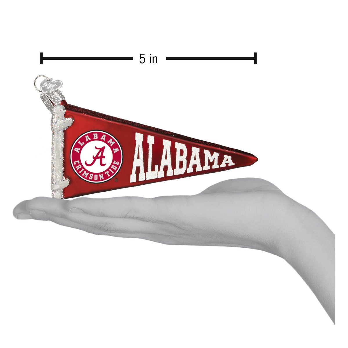Alabama Pennant Ornament Old World Christmas