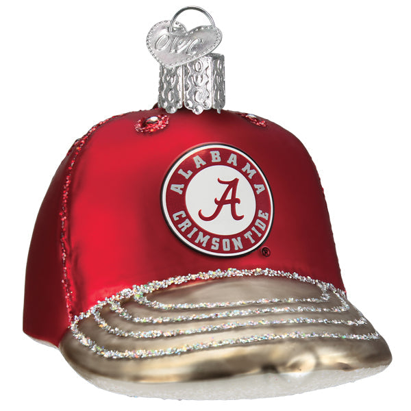 Alabama Baseball Cap Ornament Old World Christmas