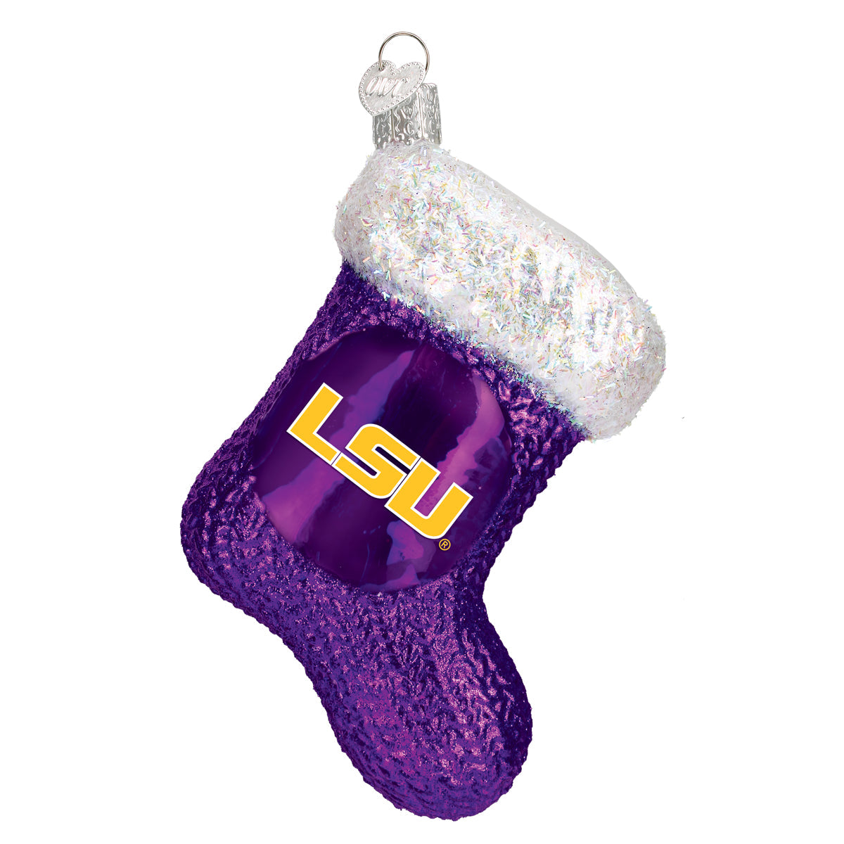 LSU  Stocking Ornament Old World Christmas