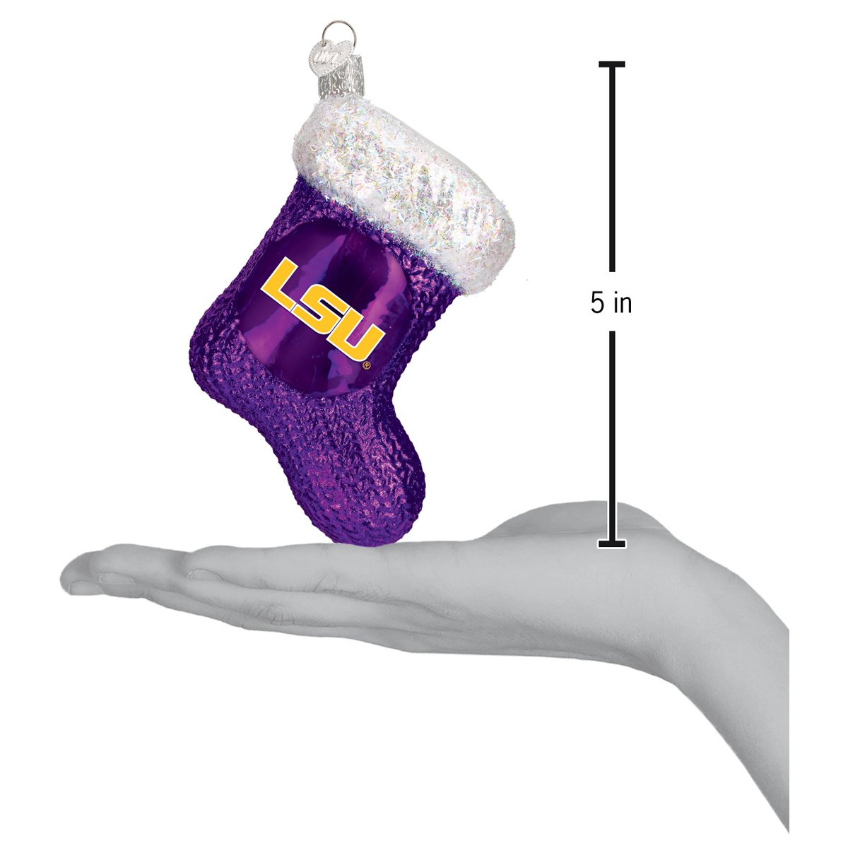 LSU  Stocking Ornament Old World Christmas