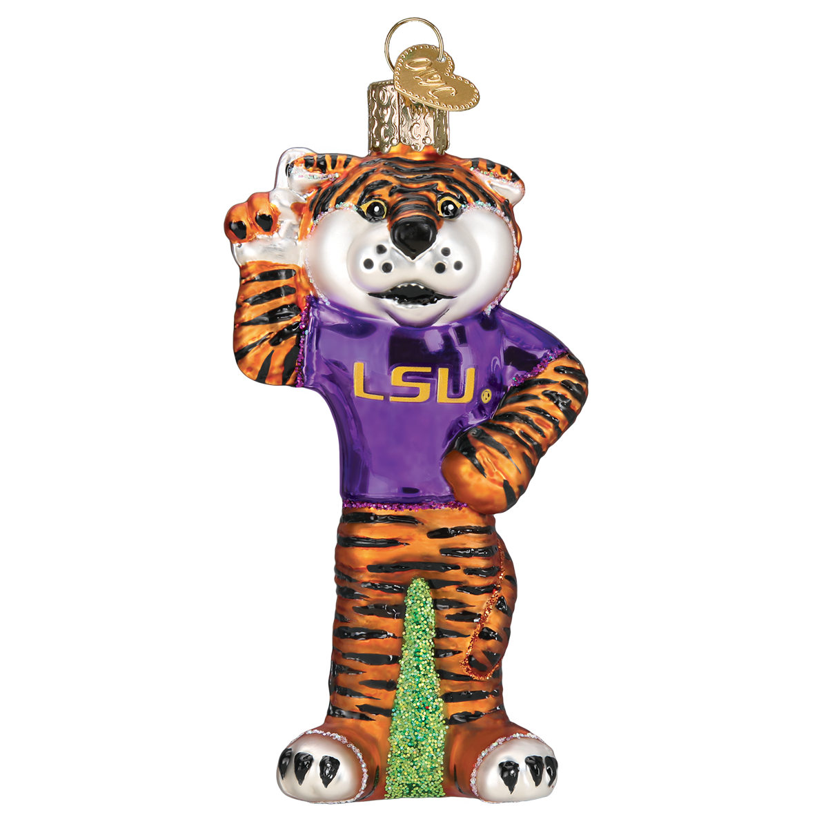 LSU Mike The Tiger Ornament Old World Christmas