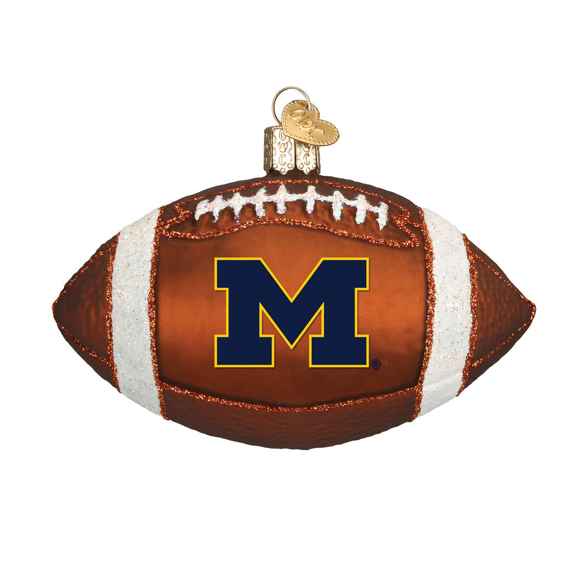 Michigan Football Ornament Old World Christmas