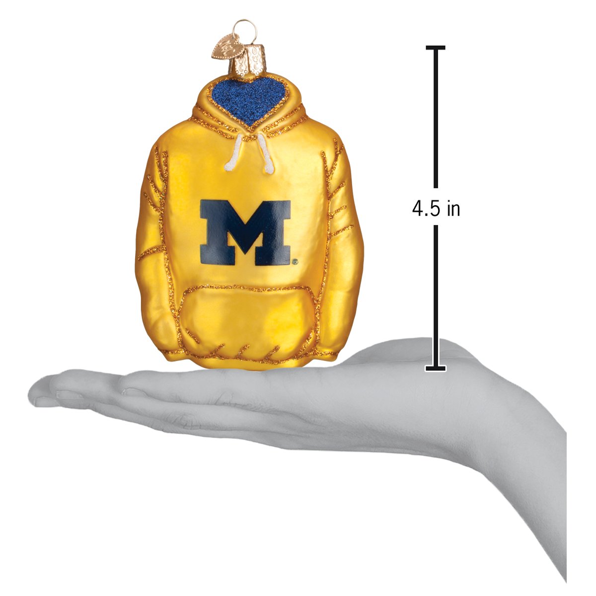 Michigan Hoodie Ornament Old World Christmas