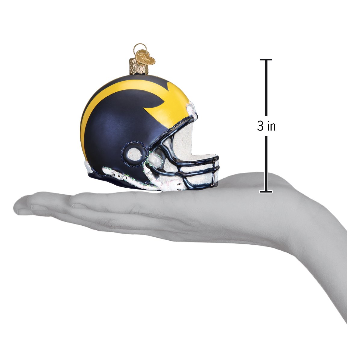 Michigan Helmet Ornament Old World Christmas