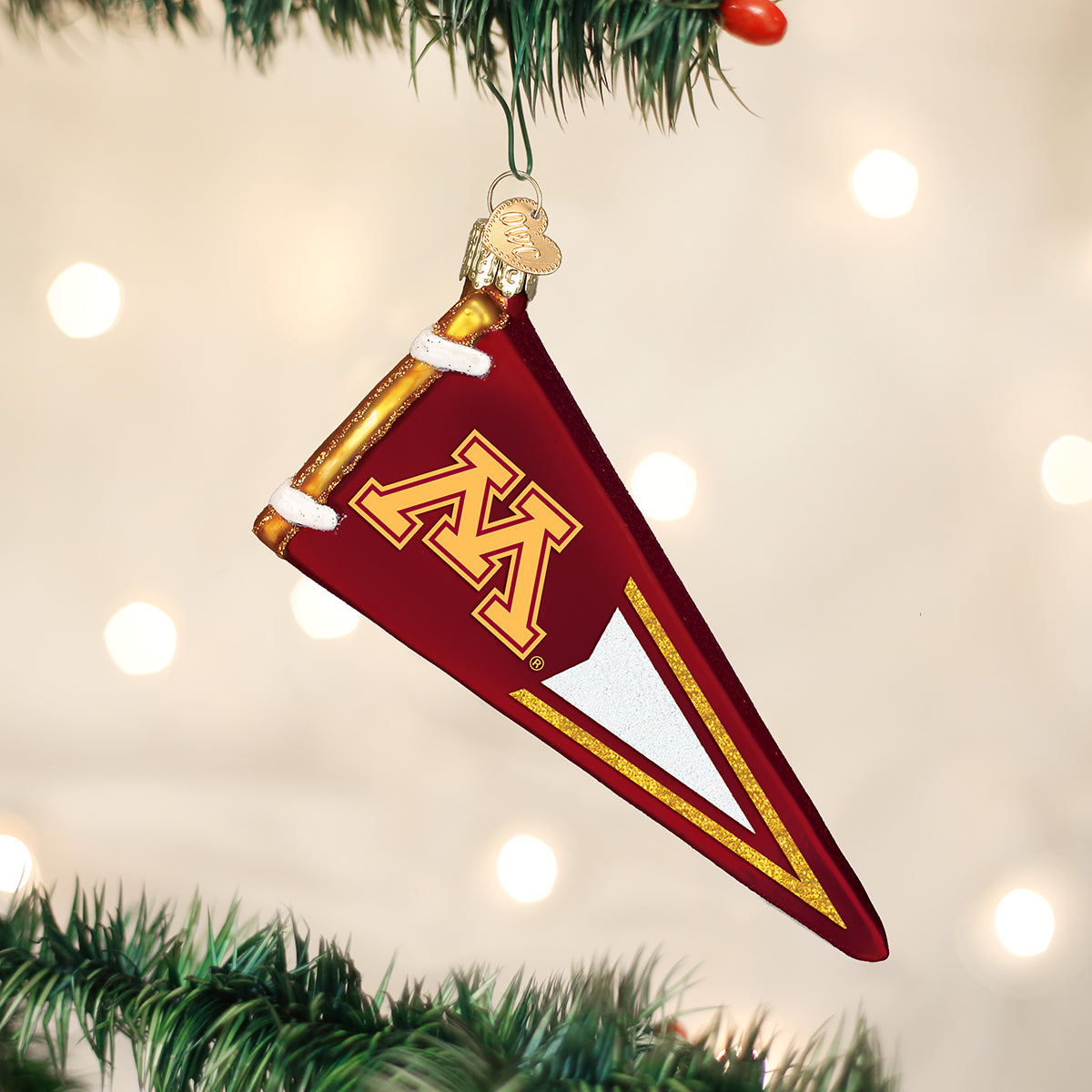 Minnesota Pennant Ornament Old World Christmas