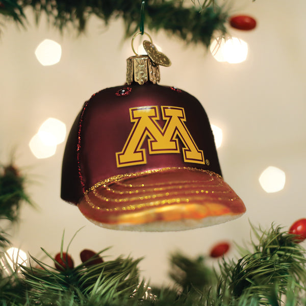 Minnesota Baseball Cap Ornament Old World Christmas