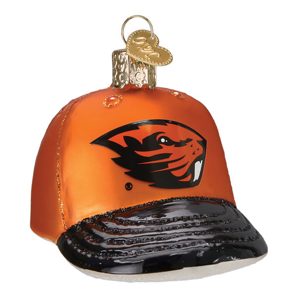 Oregon State Baseball Cap Ornament Old World Christmas