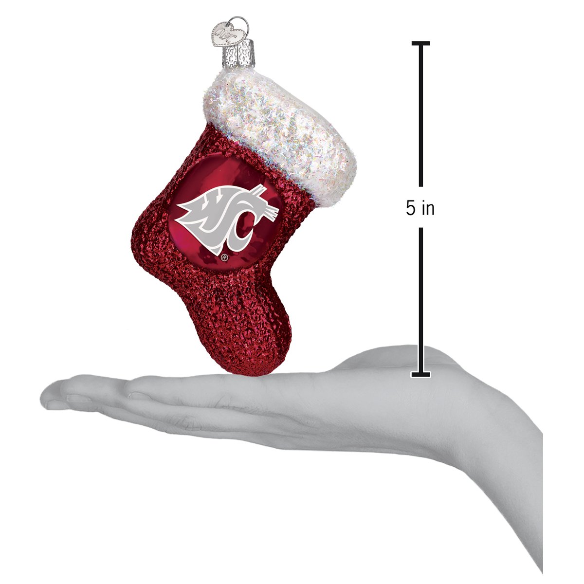 WSU Stocking Ornament Old World Christmas
