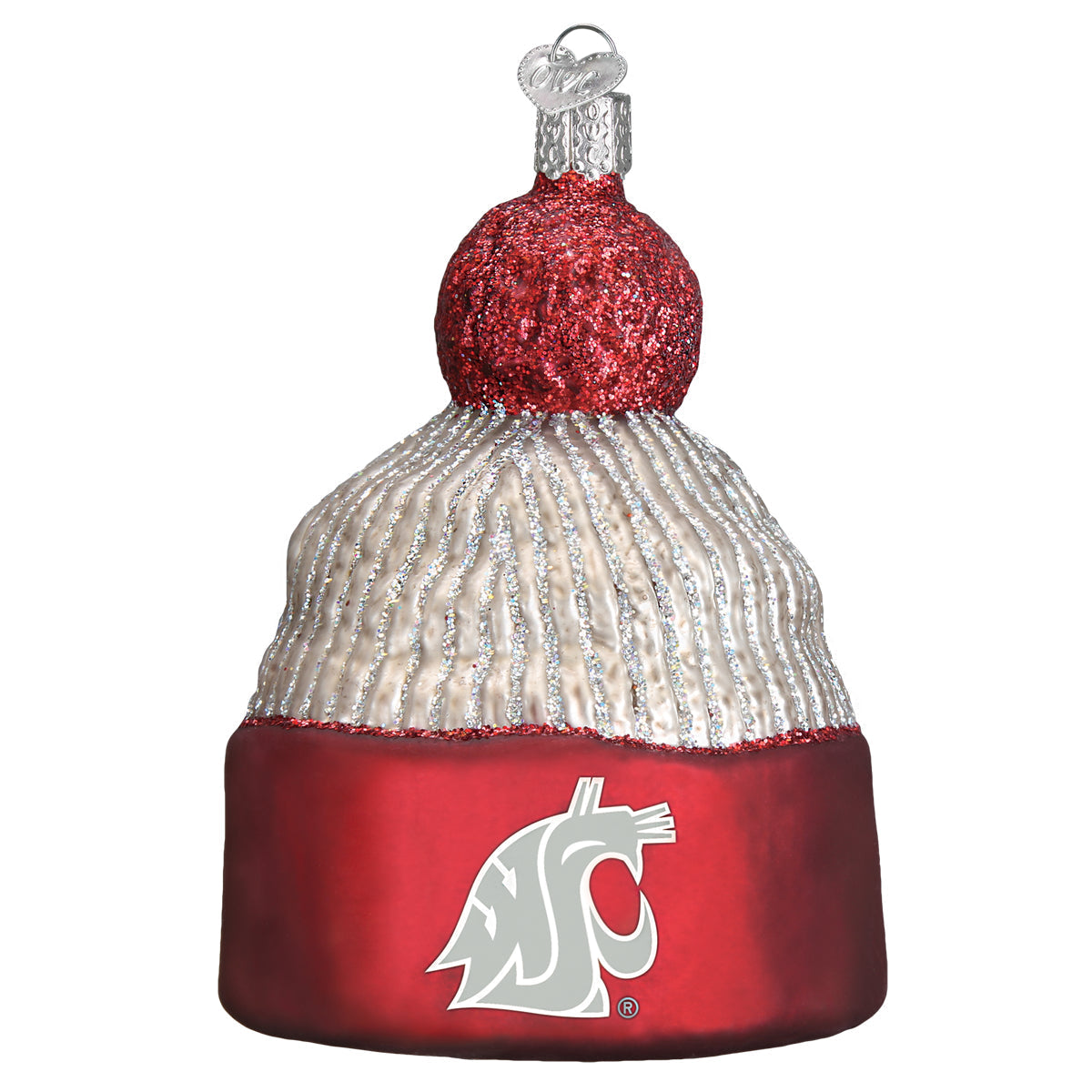 WSU Beanie Ornament Old World Christmas