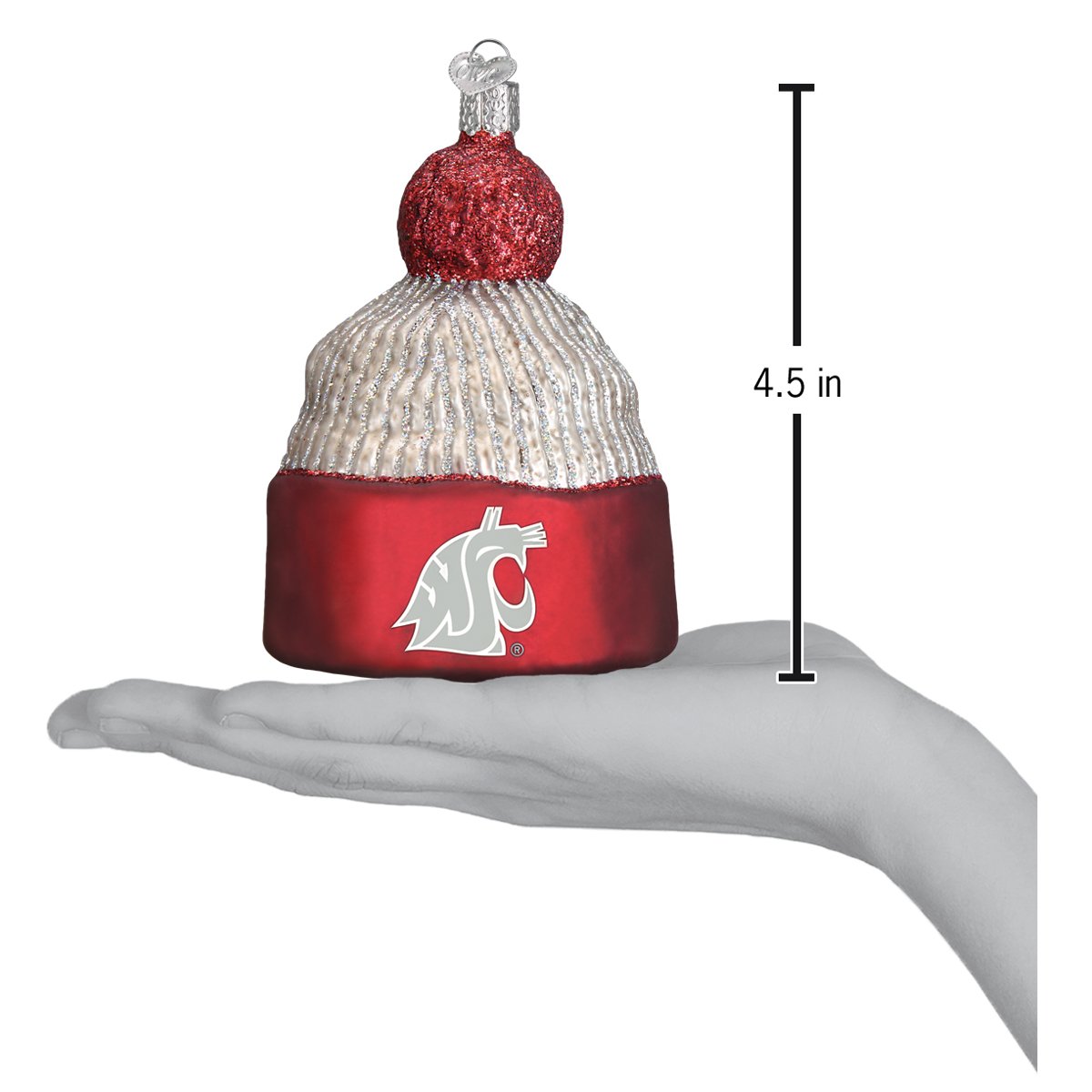 WSU Beanie Ornament Old World Christmas