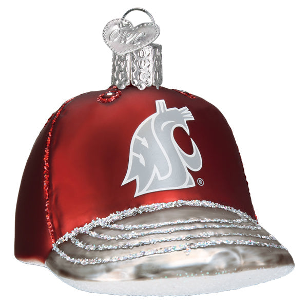 Washington State Baseball Cap Ornament Old World Christmas