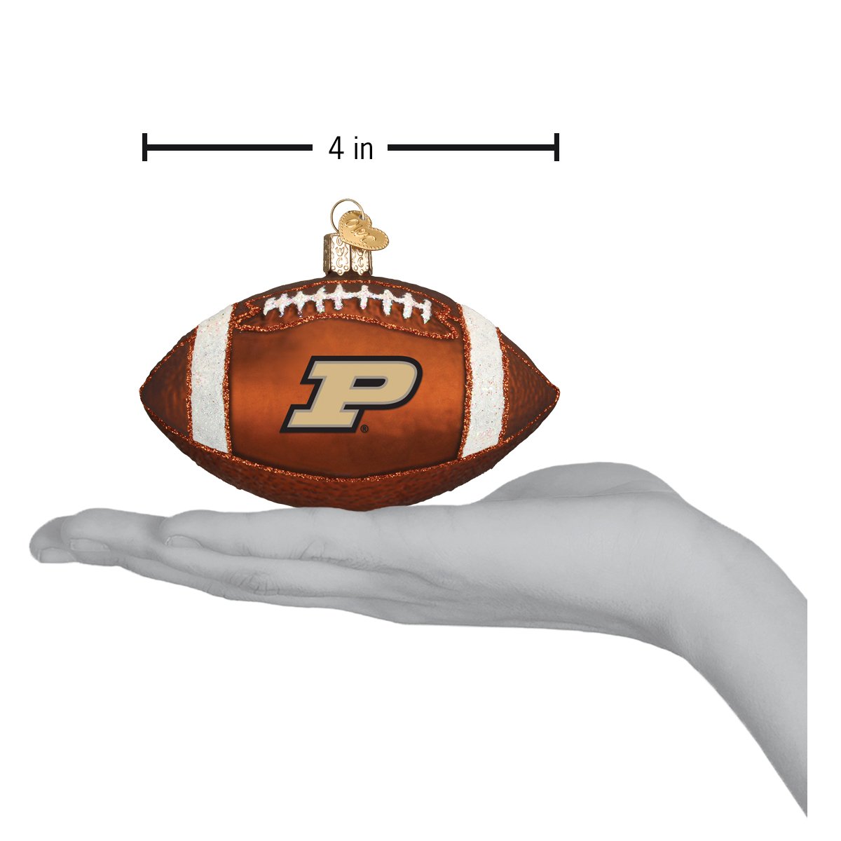 Purdue Football Ornament Old World Christmas