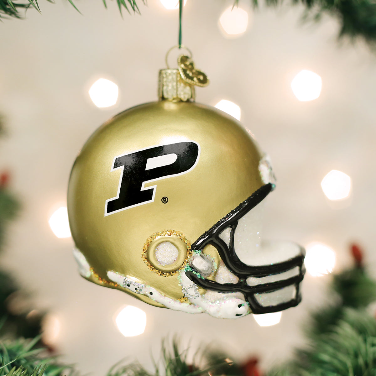 Purdue Helmet Ornament Old World Christmas