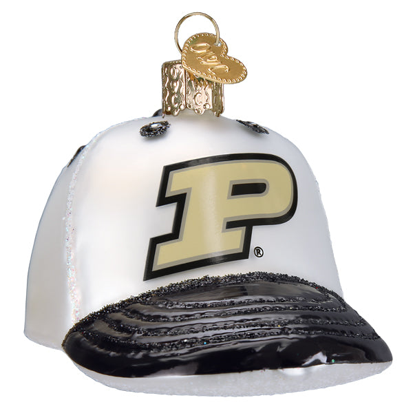 Purdue Baseball Cap Ornament Old World Christmas