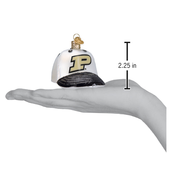 Purdue Baseball Cap Ornament Old World Christmas