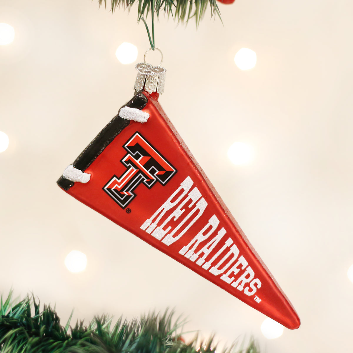 Texas Tech Pennant Ornament Old World Christmas