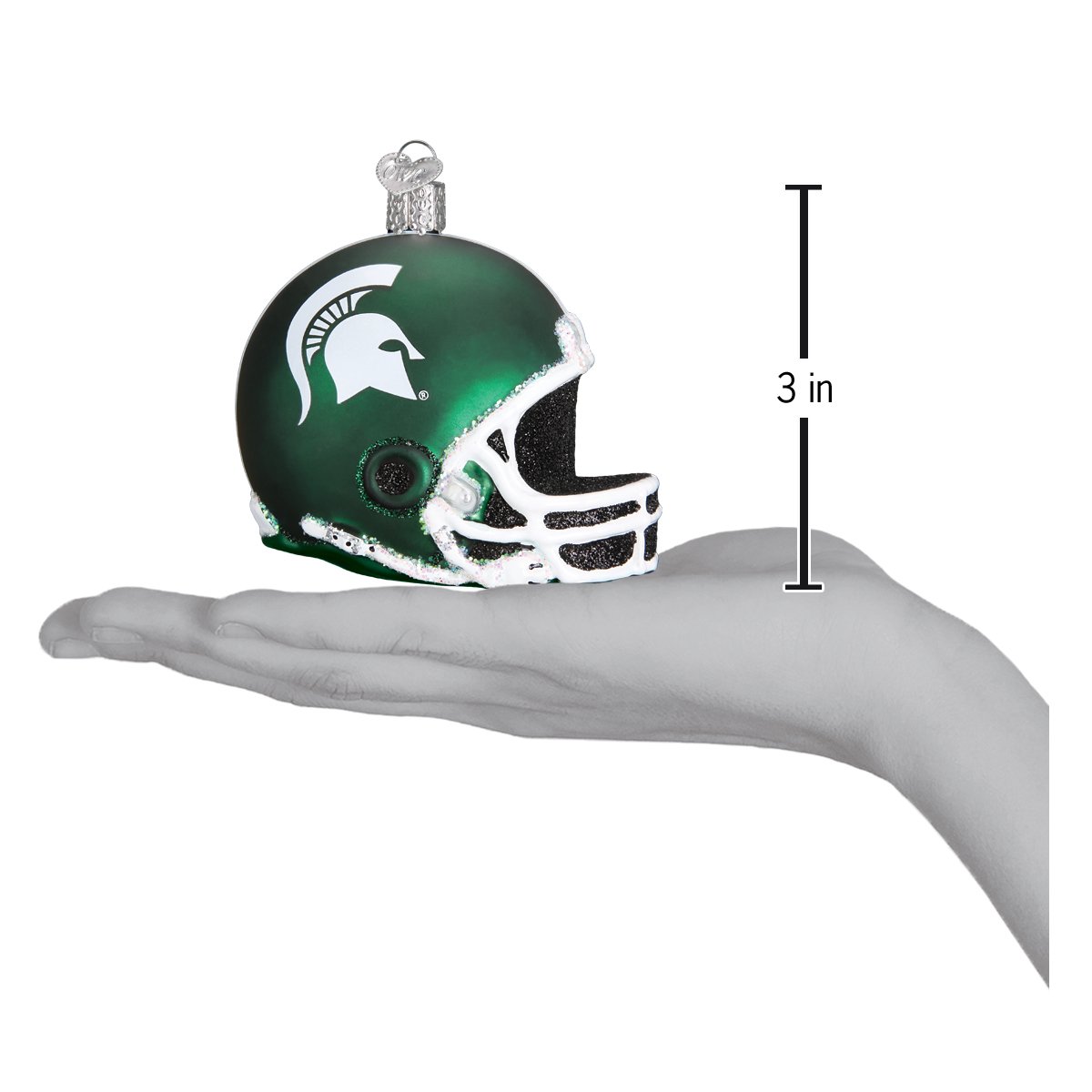 Michigan State Helmet Old World Christmas
