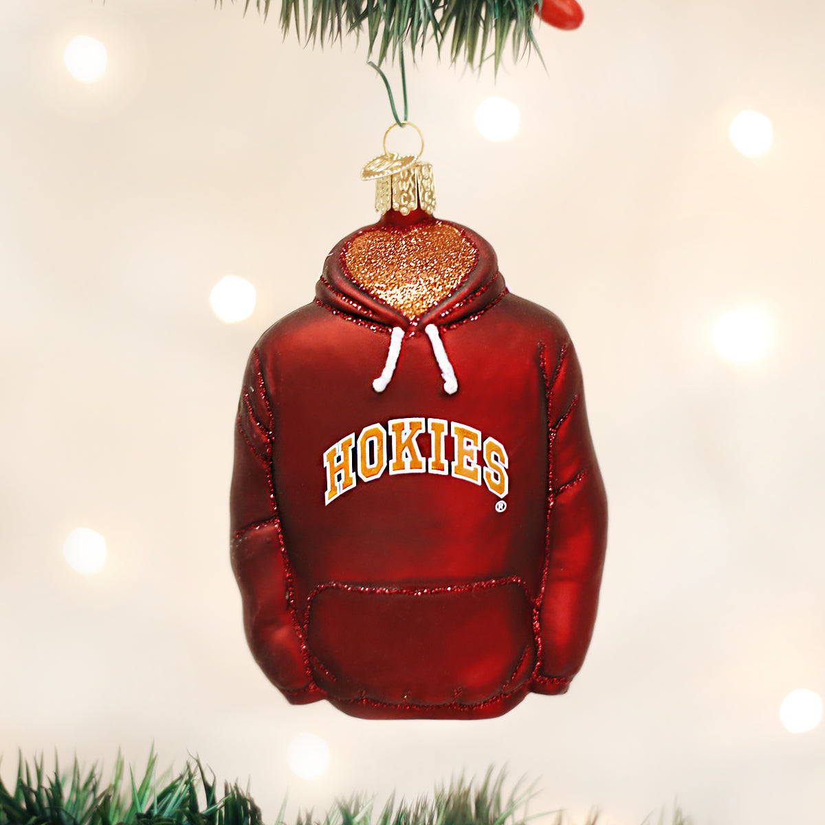 Virginia Tech Hoodie Ornament Old World Christmas