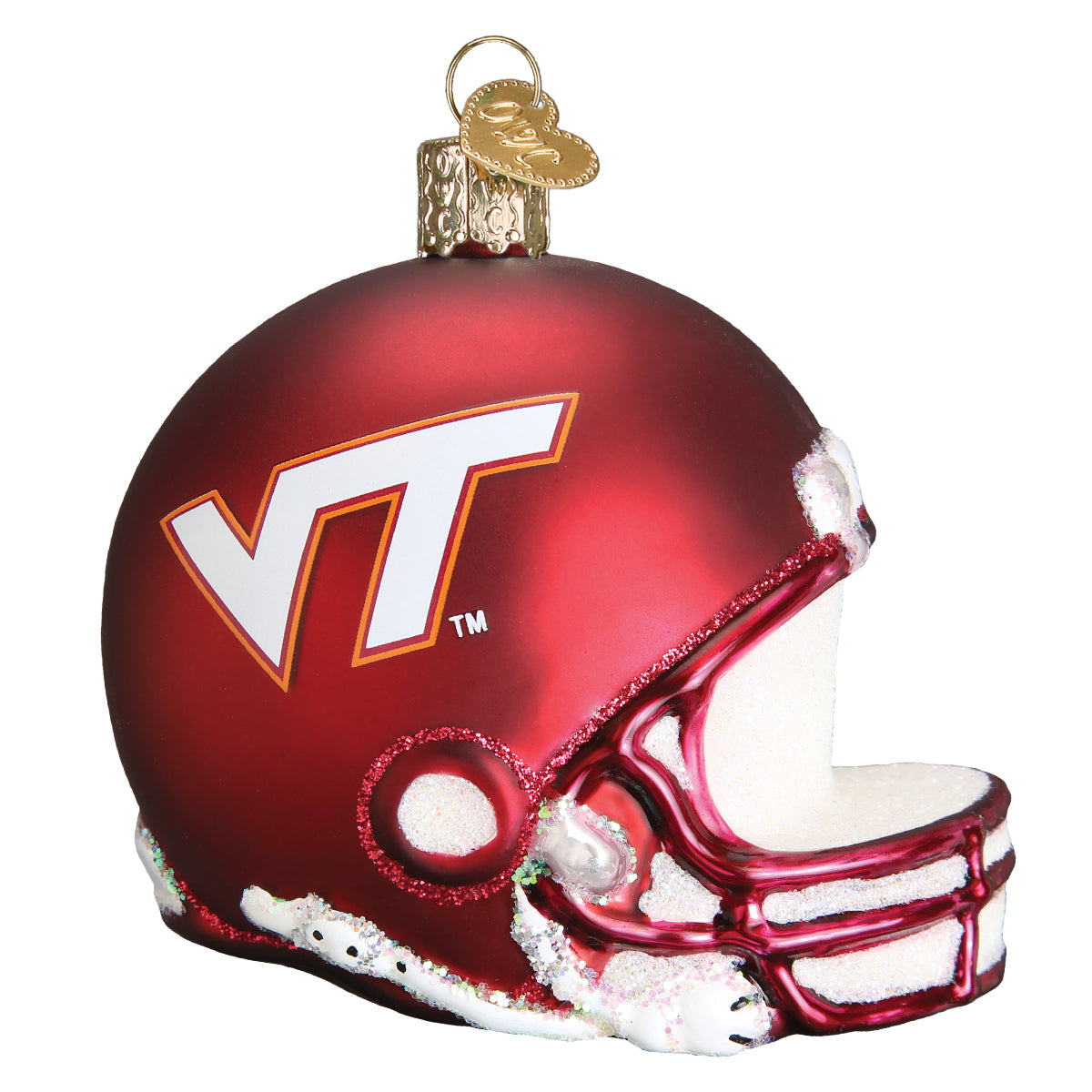 Virginia Tech Helmet Ornament Old World Christmas