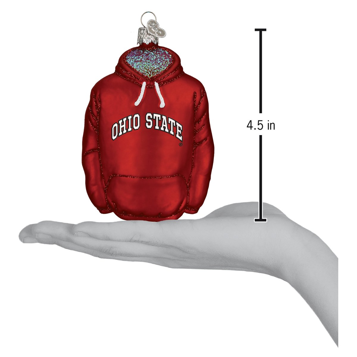 Ohio State Hoodie Ornament Old World Christmas