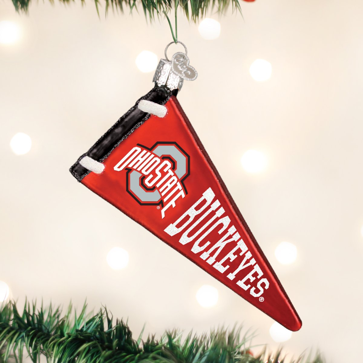 Ohio State Pennant Ornament Old World Christmas
