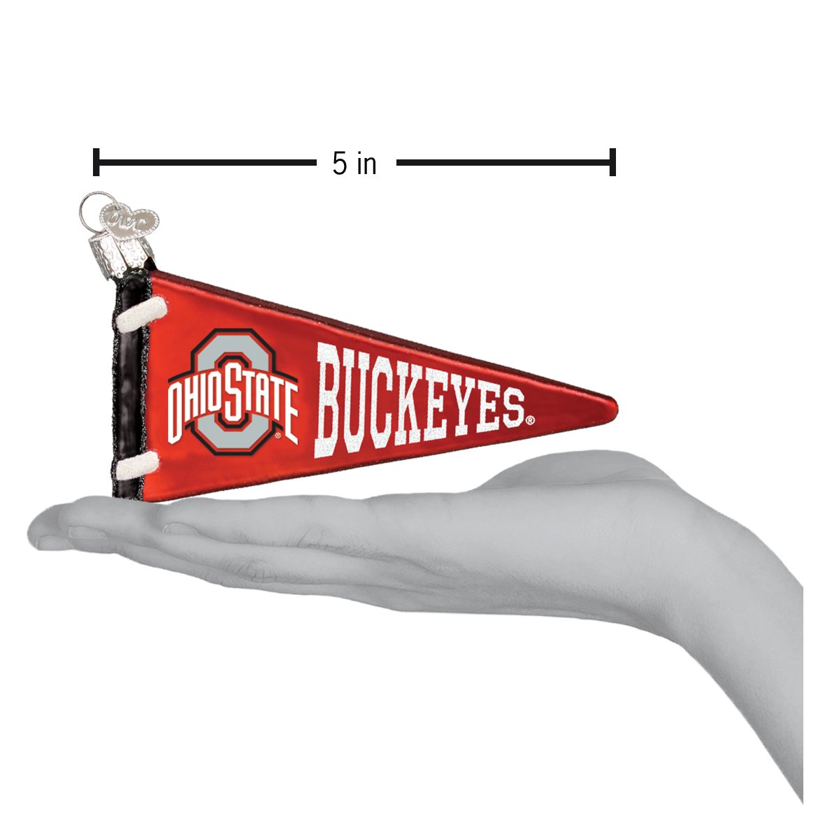 Ohio State Pennant Ornament Old World Christmas