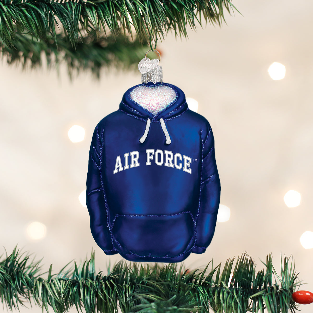 Air Force Hoodie Ornament Old World Christmas