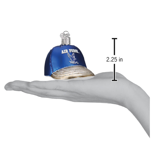 Air Force Baseball Cap Ornament Old World Christmas