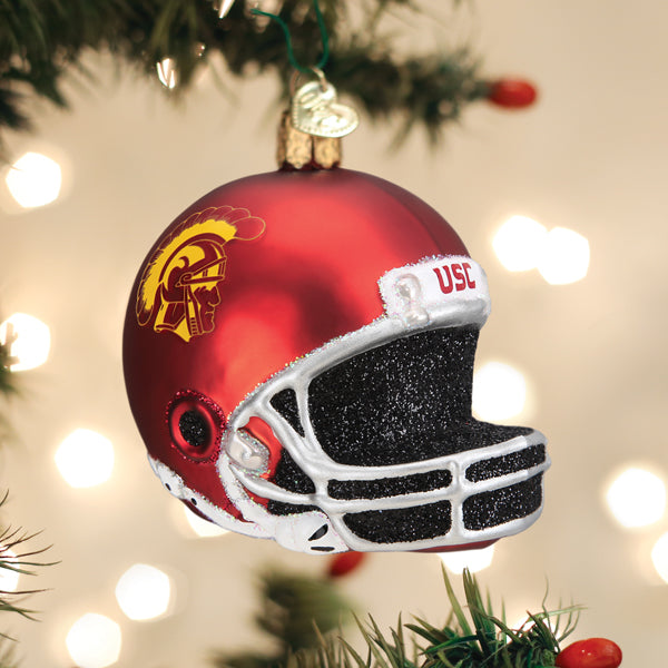 USC Football Helmet Ornament Old World Christmas