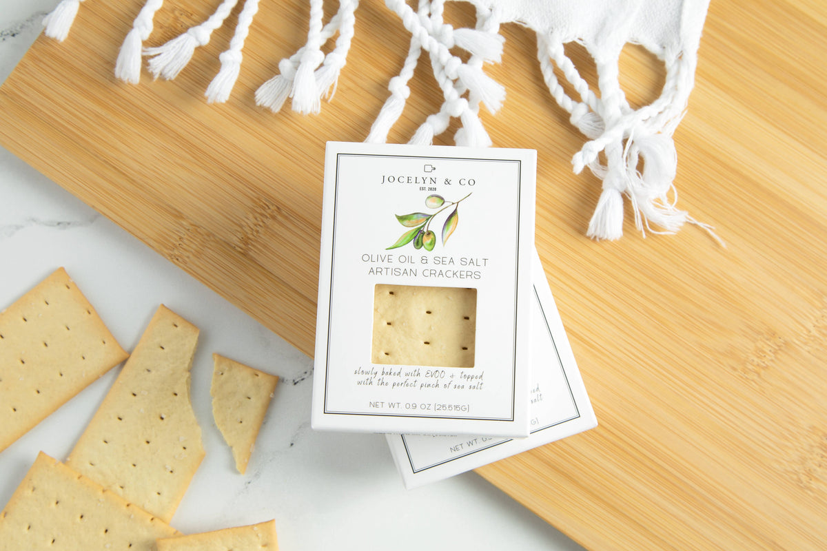 Mini Olive Oil & Sea Salt Crackers