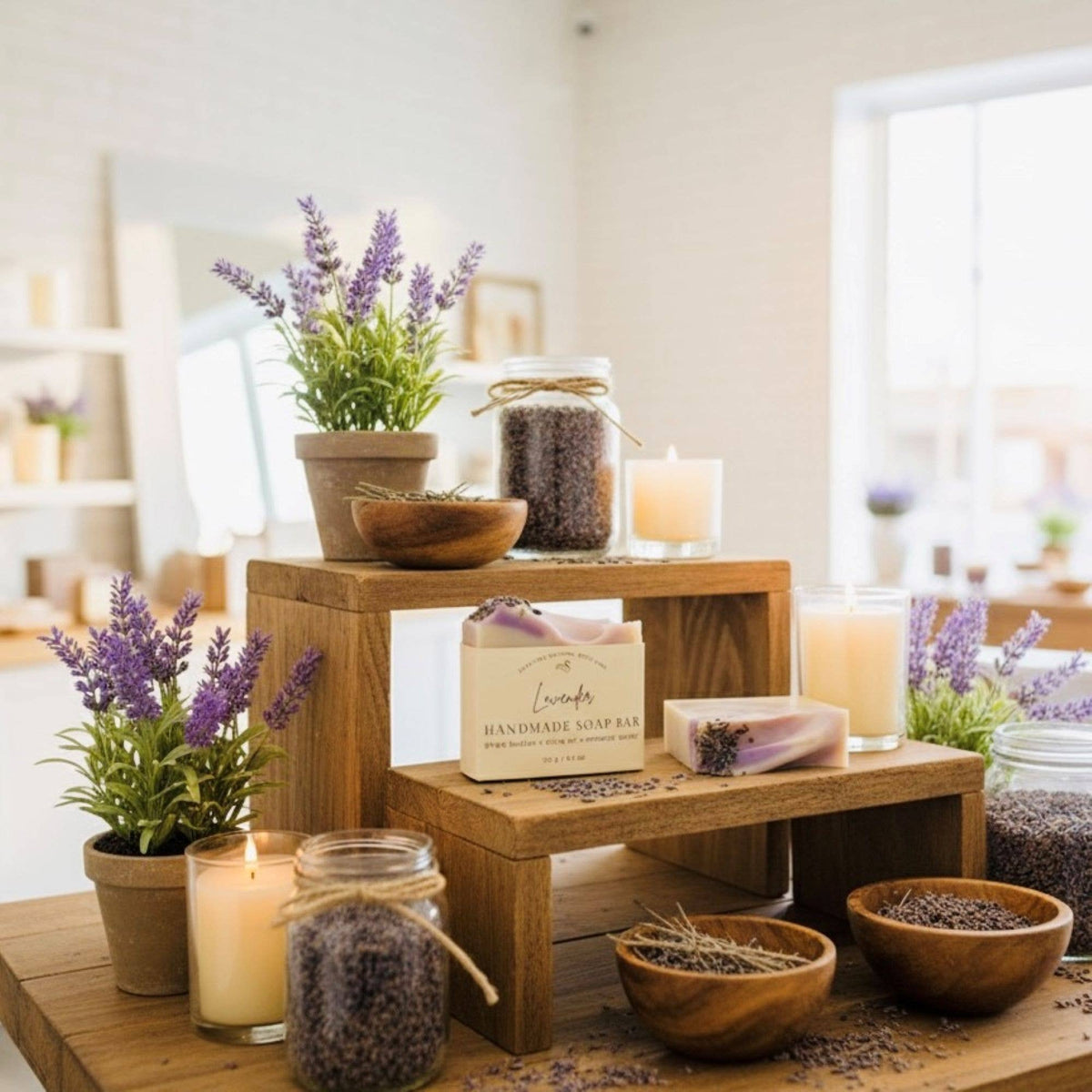 Lavender Handmade Soap Bar VEGAN COLD PROCESS