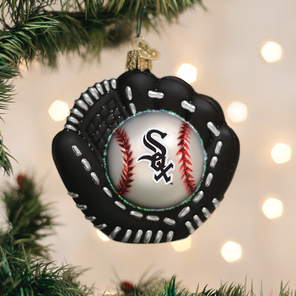 White Sox Baseball Mitt Ornament Old World Christmas