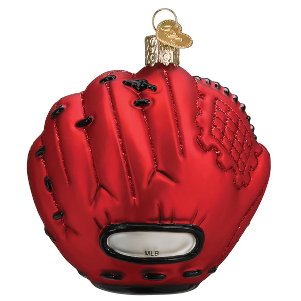 Reds Baseball Mitt Ornament Old World Christmas