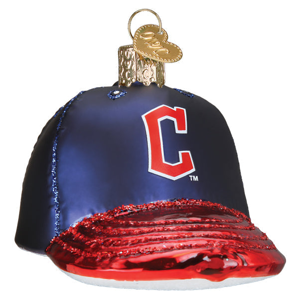 Guardians Baseball Cap Ornament Old World Christmas