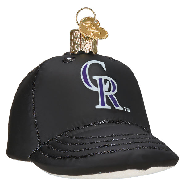 Rockies Baseball Cap Ornament Old World Christmas
