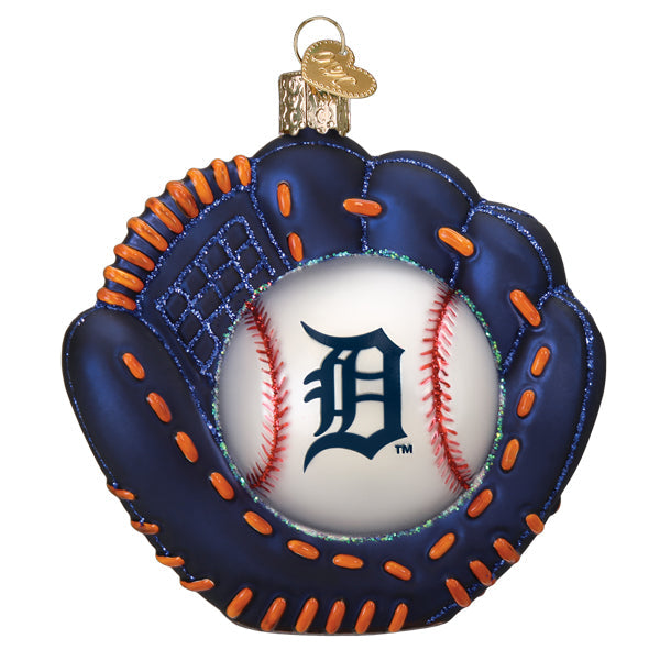 Tigers Baseball Mitt Ornament Old World Christmas