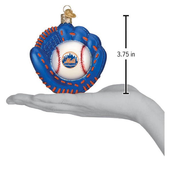Mets Baseball Mitt Ornament Old World Christmas