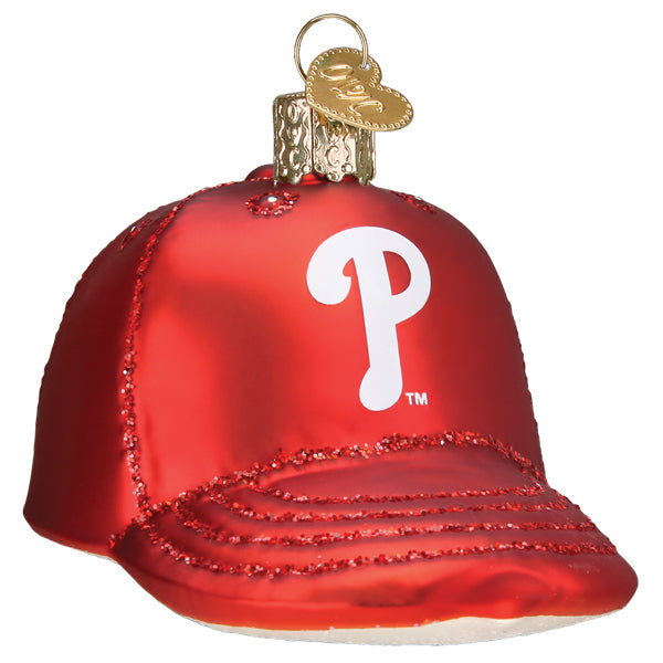 Phillies Baseball Cap Ornament Old World Christmas