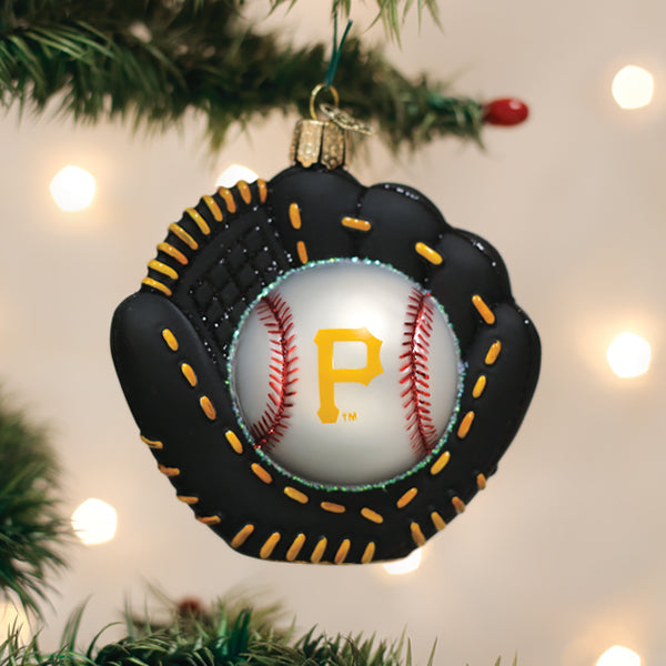 Pirates Baseball Mitt Ornament Old World Christmas
