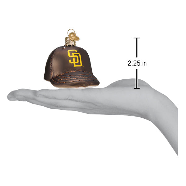 Padres Baseball Cap Ornament Old World Christmas