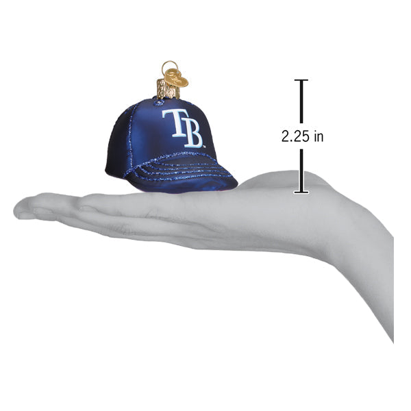 Rays Baseball Cap Ornament Old World Christmas