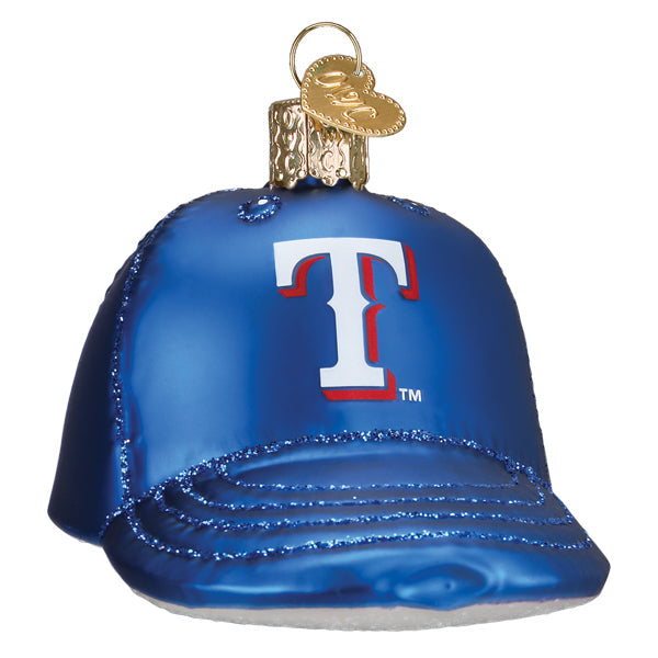 Rangers Baseball Cap Ornament Old World Christmas
