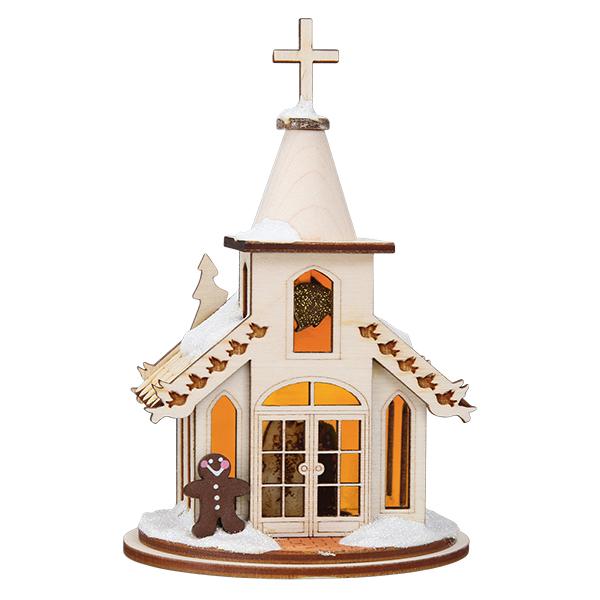 Wedding Chapel Ornament Old World Christmas