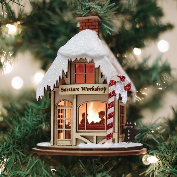 Santa's Workshop Ornament Old World Christmas