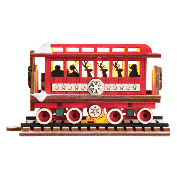 Passenger Car Elves Ornament Old World Christmas