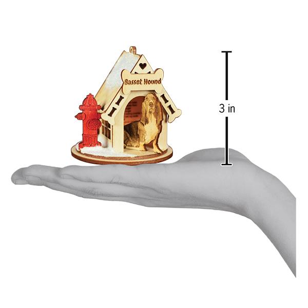 Basset Hound Ornament Old World Christmas